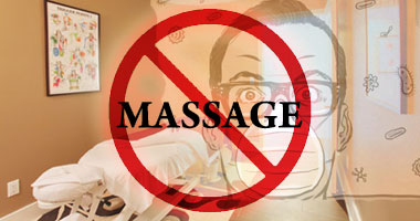 When Not To Massage - Massage Not Recommended - Not Allowed