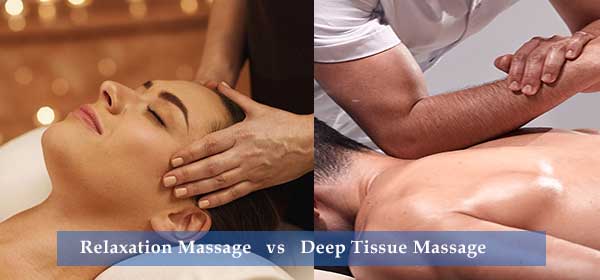 relaxation vs deep tissue massage